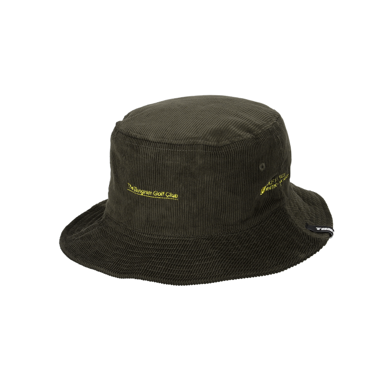 GOLF CLUB CORDUROY BUCKET HAT OLIVE TGA-UHAT38