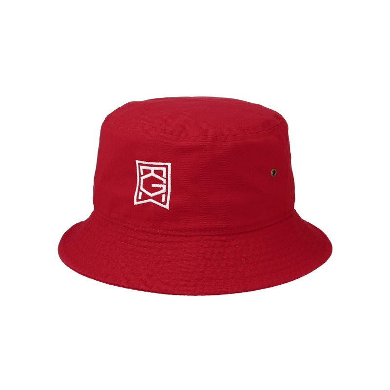 TGM EMBROIDERY BUCKET HAT RED TGA-UHAT41