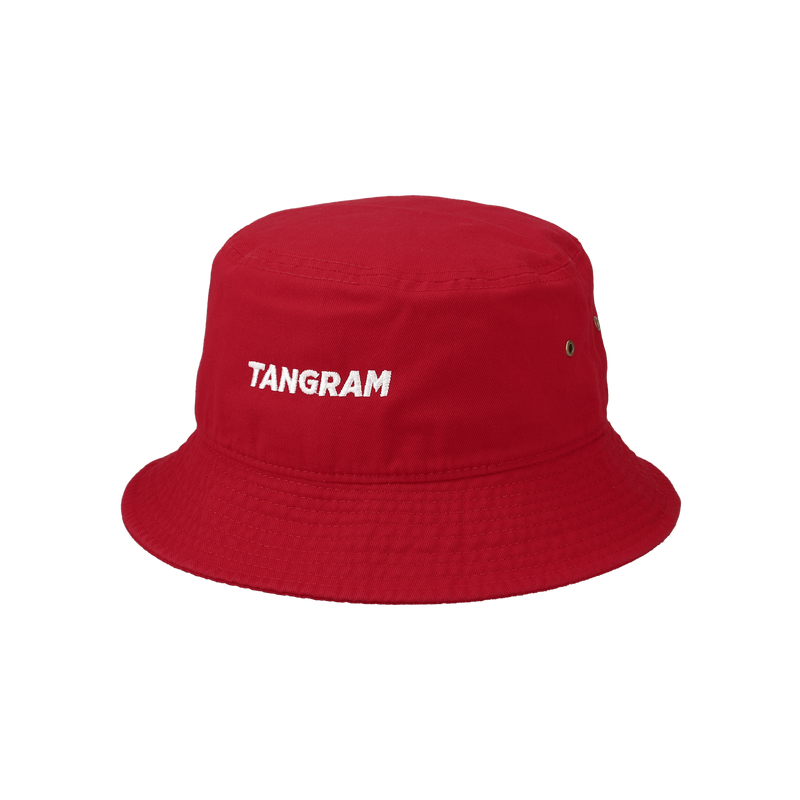 TGM EMBROIDERY BUCKET HAT RED TGA-UHAT41