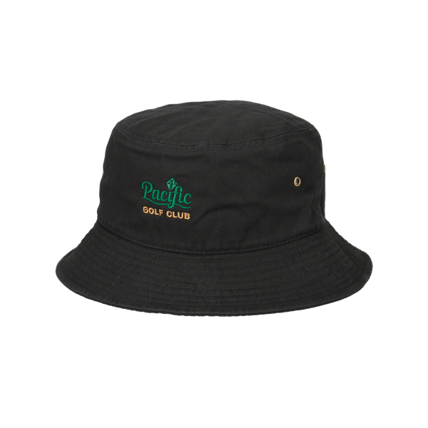PGC × TANGRAM EMBROIDERY BUCKET HAT  BLACK TGA-UHAT44