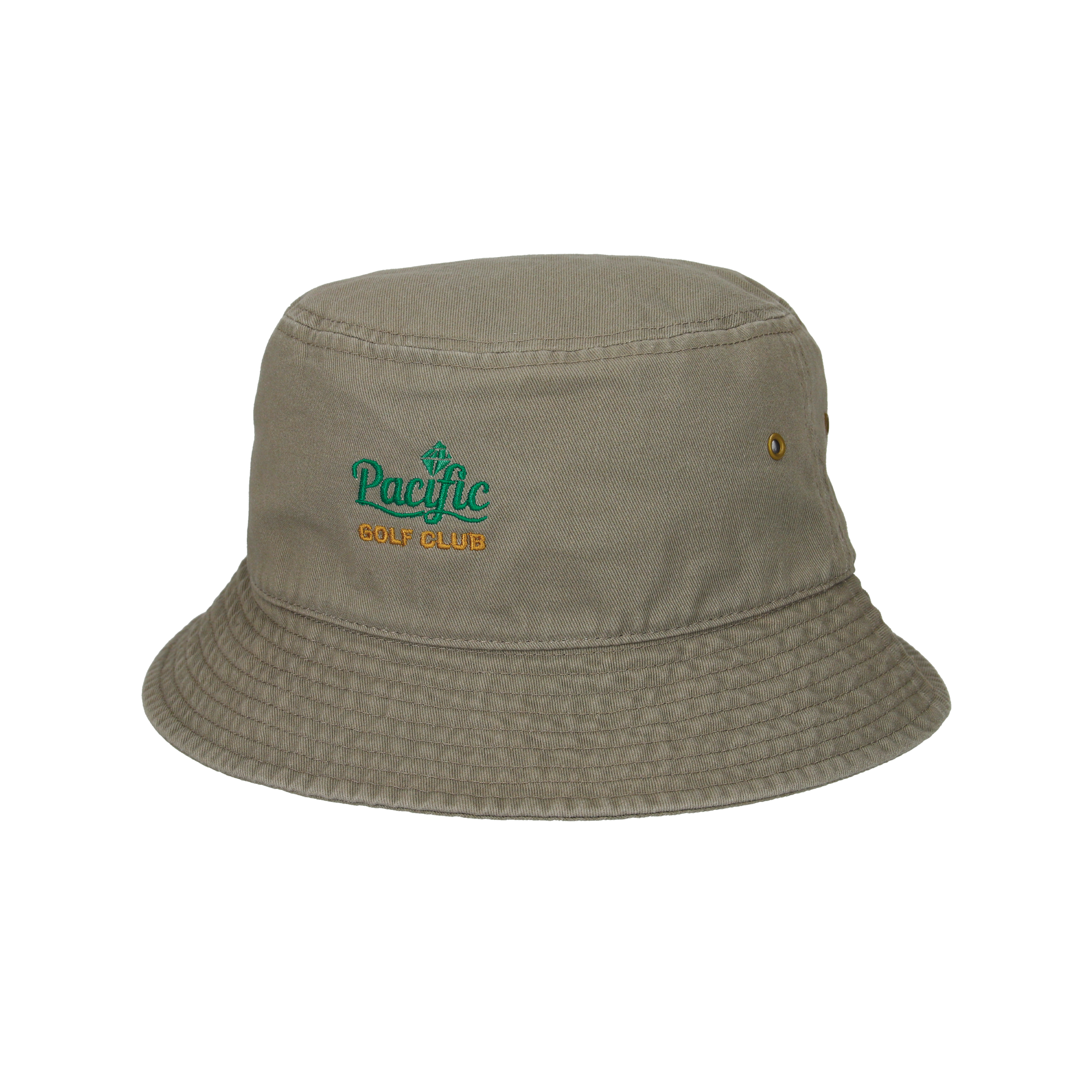 PGC × TANGRAM EMBROIDERY BUCKET HAT OLIVE TGA-UHAT44
