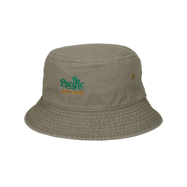 PGC × TANGRAM EMBROIDERY BUCKET HAT OLIVE TGA-UHAT44