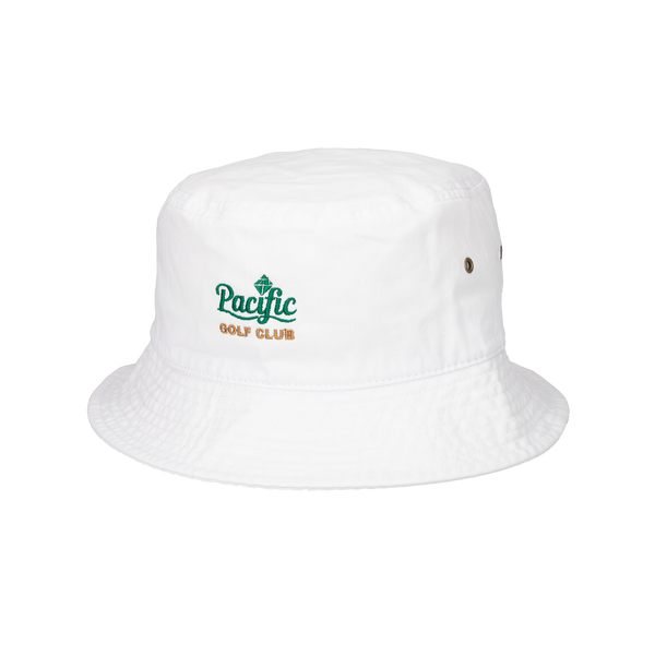 PGC × TANGRAM EMBROIDERY BUCKET HAT WHITE TGA-UHAT44