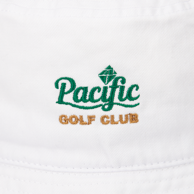 PGC × TANGRAM EMBROIDERY BUCKET HAT WHITE TGA-UHAT44