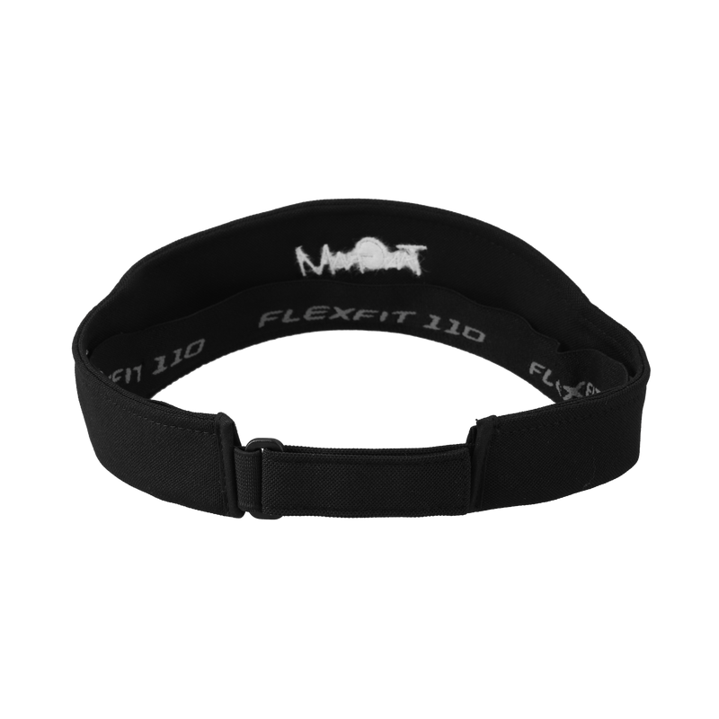 TGM LOGO FLEXFIT 110® SUN VISOR BLACK TGA-USV02