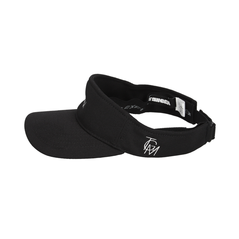 TGM LOGO FLEXFIT 110® SUN VISOR BLACK TGA-USV02