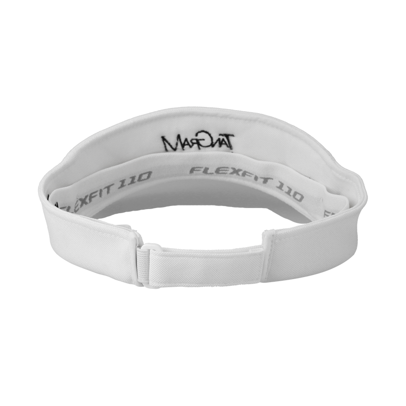 TGM LOGO FLEXFIT 110® SUN VISOR WHITE TGA-USV02