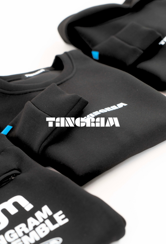 tangram golf TEAM LOGO SWEAT CREW M 小売業者