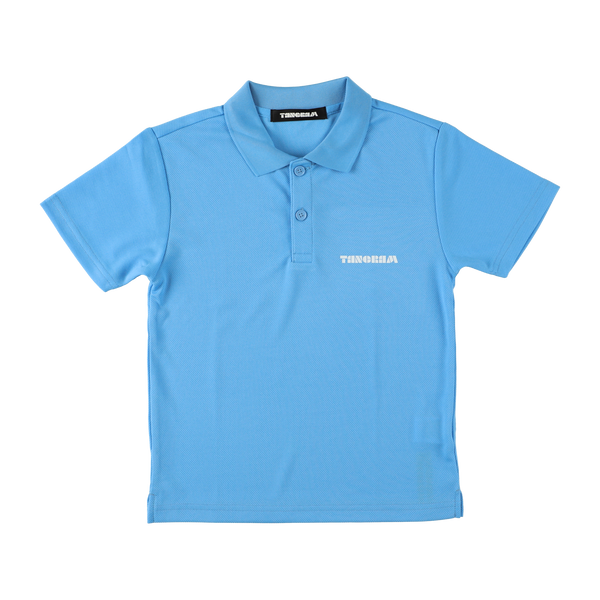 BASIC LOGO KIDS POLO SHIRTS SAX BLUE TGS-KPL01