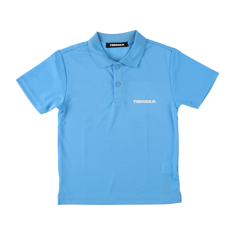 BASIC LOGO KIDS POLO SHIRTS SAX BLUE TGS-KPL01