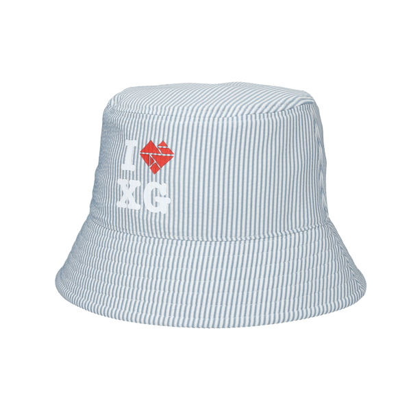 X-GIRL × TANGRAM BUCKET HAT BLUE TGS-LHAT02