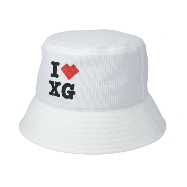 X-GIRL × TANGRAM BUCKET HAT WHITE TGS-LHAT02