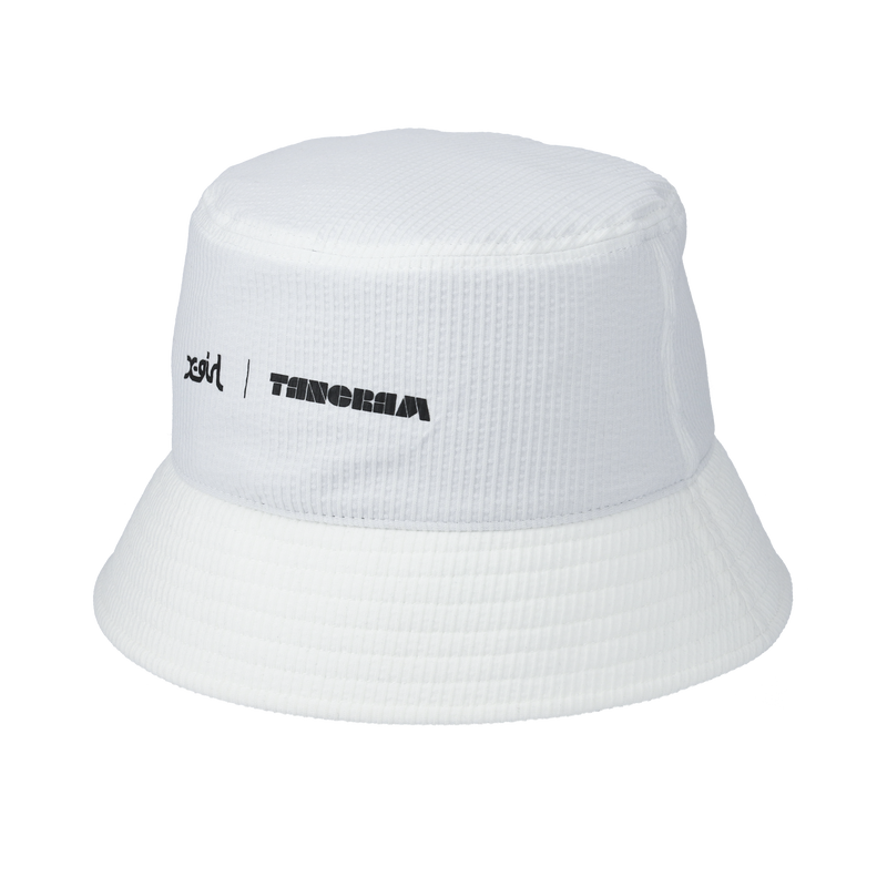 X-GIRL × TANGRAM BUCKET HAT WHITE TGS-LHAT02