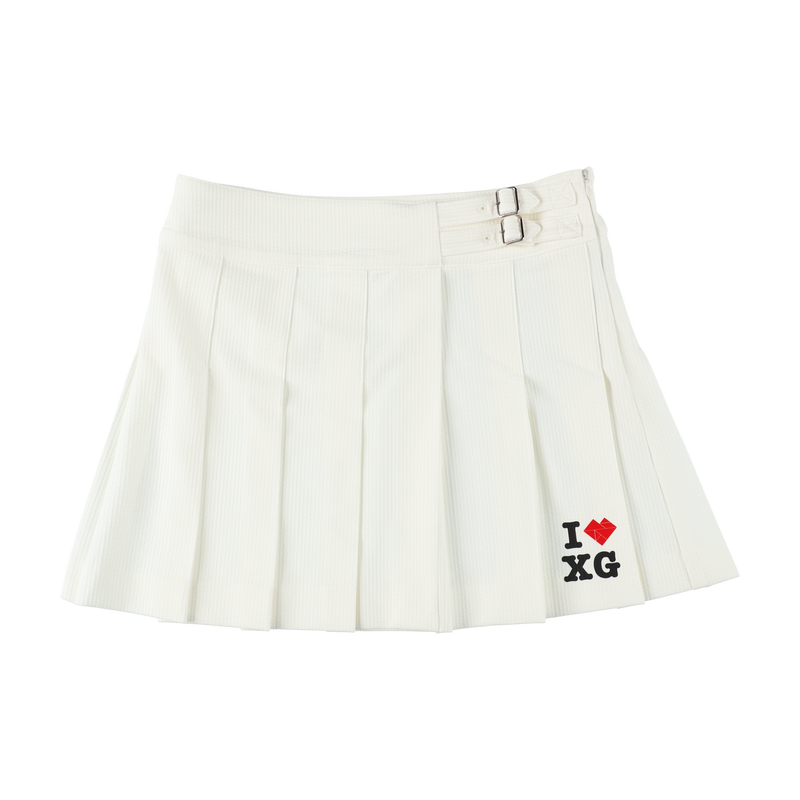 X-GIRL × TANGRAM SKIRT WHITE TGS-LS05