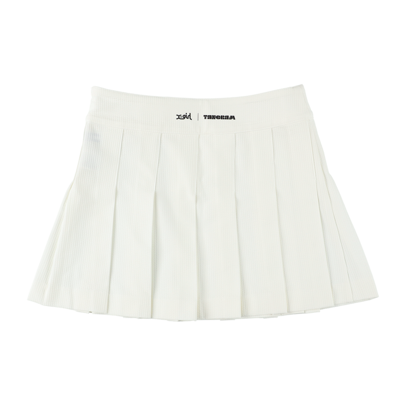 X-GIRL × TANGRAM SKIRT WHITE TGS-LS05