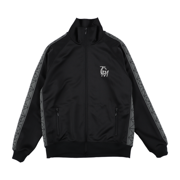 PUZZLE LINE TRACK JACKET BLACK/SILVER TGS-MB11