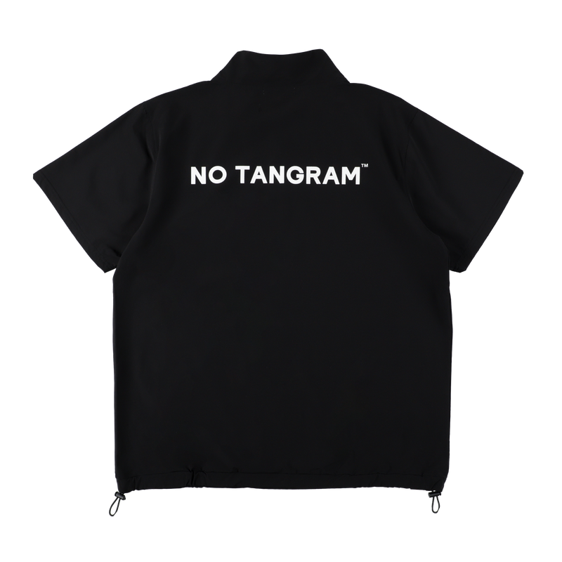 NO COFFEE×TANGRAM HALF ZIP PISTE BLACK TGS-MBNC01