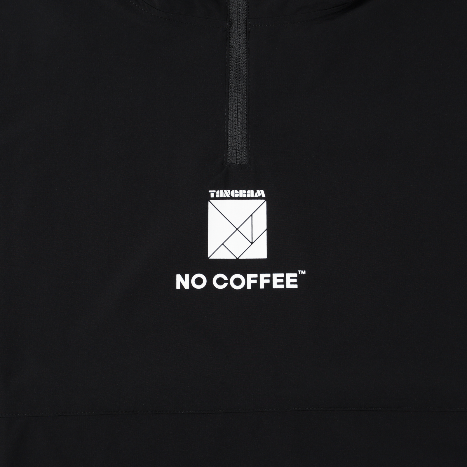 メンズウェア NO COFFEE TANGRAM HALF ZIP PISTE BLACK NO COFFEE×TANGRAM HALF ZIP PISTE BLACK TGS-MBNC01