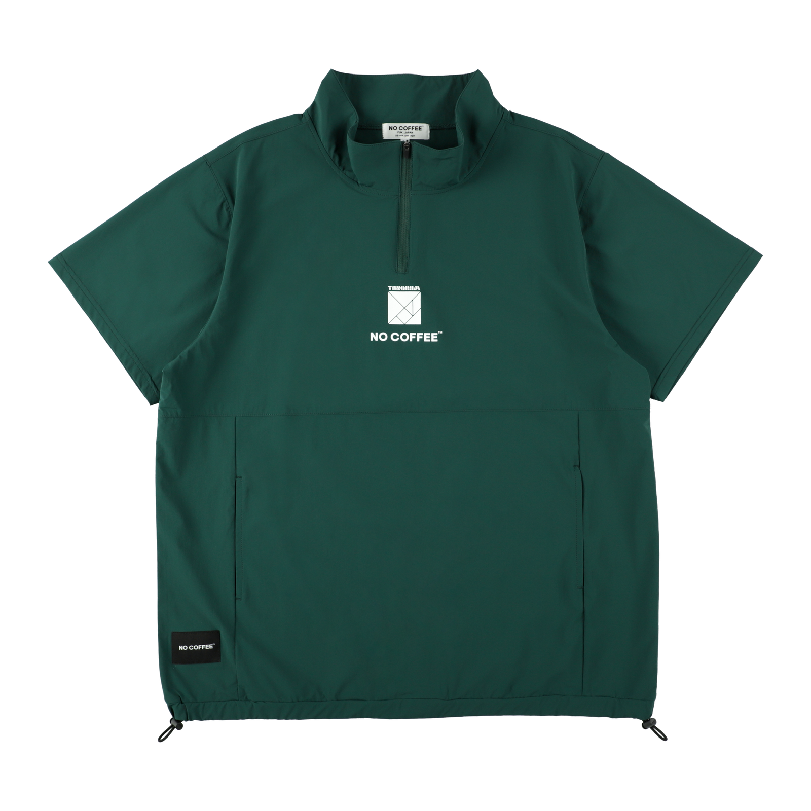 NO COFFEE×TANGRAM HALF ZIP PISTE GREEN TGS-MBNC01