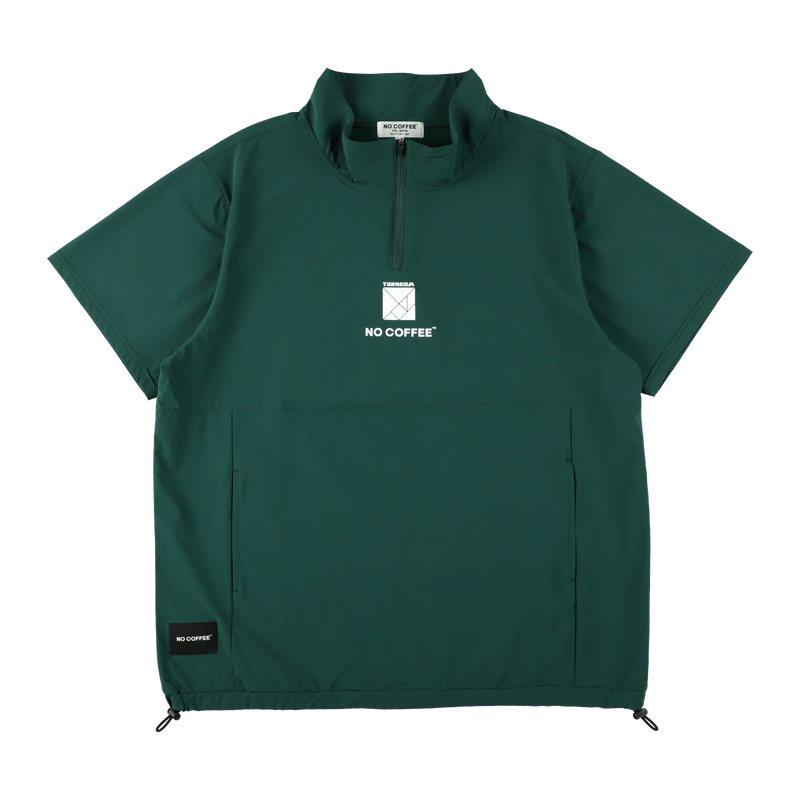 NO COFFEE×TANGRAM HALF ZIP PISTE GREEN TGS-MBNC01