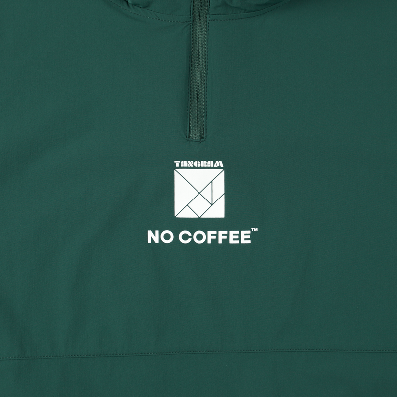 NO COFFEE×TANGRAM HALF ZIP PISTE GREEN TGS-MBNC01