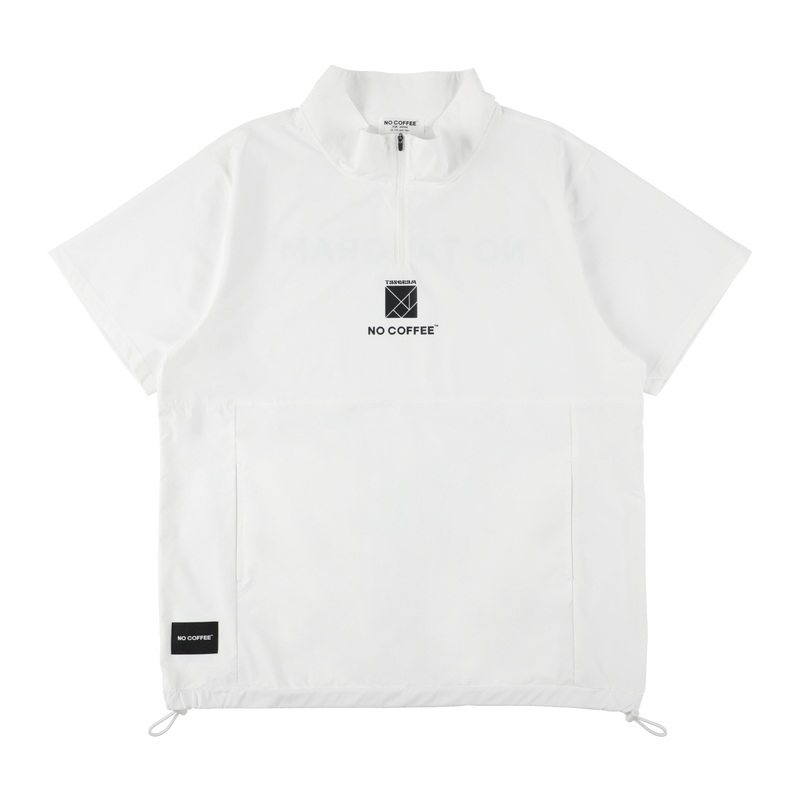 NO COFFEE×TANGRAM HALF ZIP PISTE WHITE TGS-MBNC01 NO COFFEE×TANGRAM HALF ZIP PISTE WHITE TGS-MBNC01