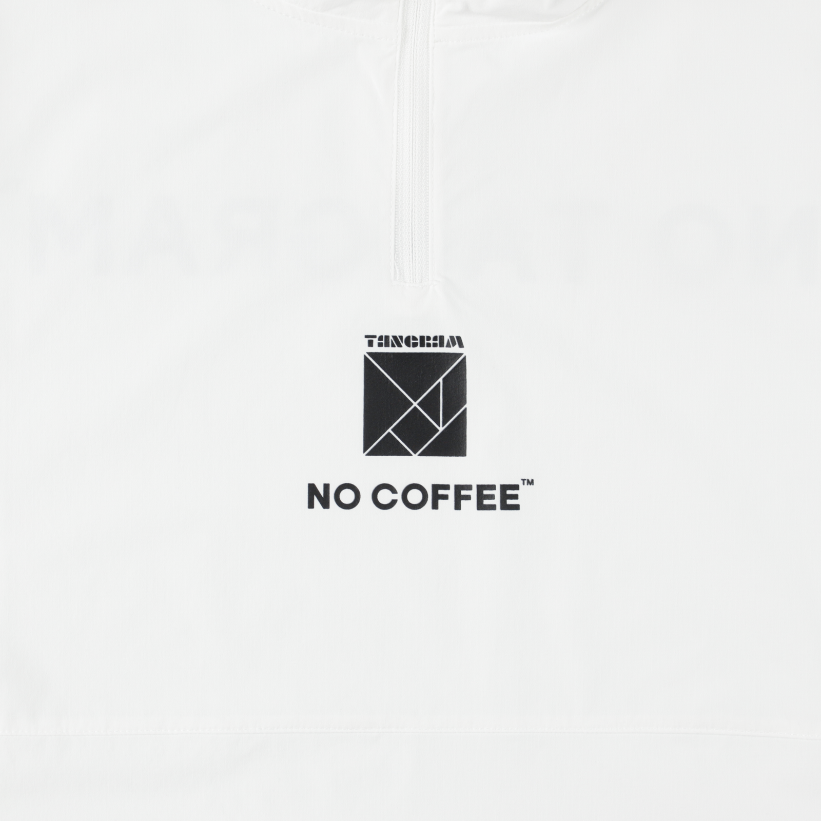NO COFFEE×TANGRAM HALF ZIP PISTE WHITE TGS-MBNC01