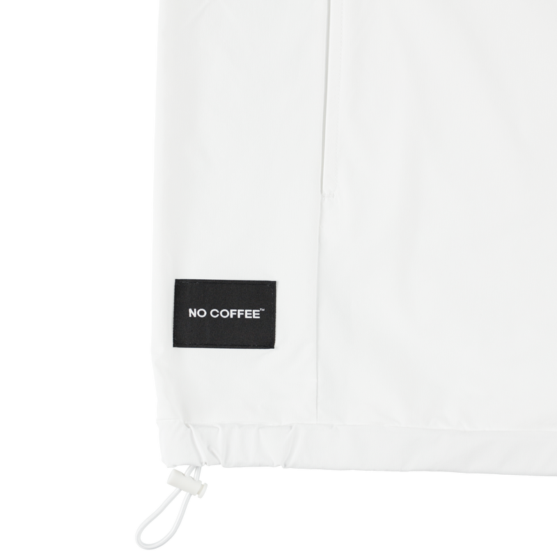 NO COFFEE×TANGRAM HALF ZIP PISTE WHITE TGS-MBNC01
