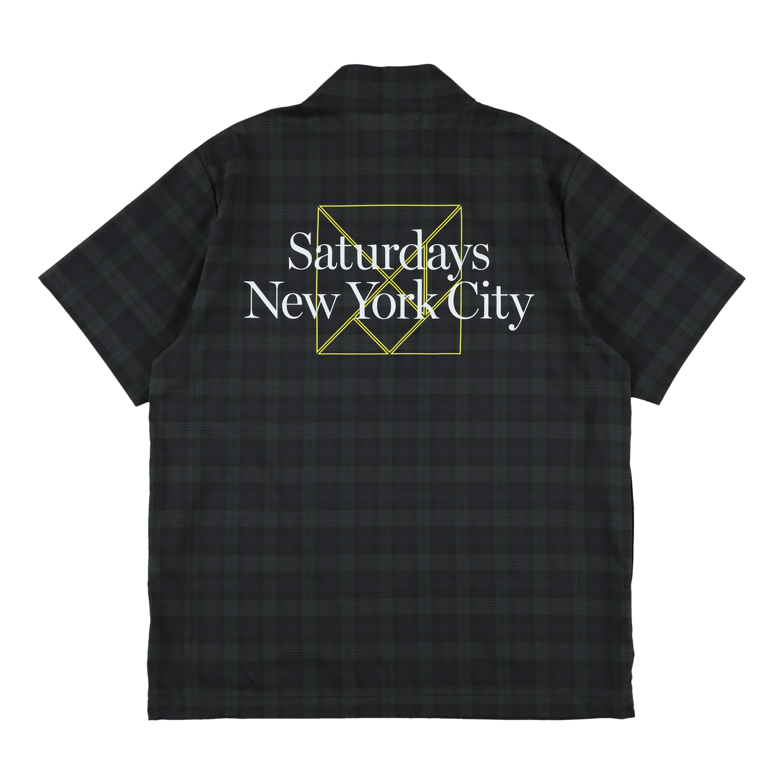 TANGRAM ベスト　ブラック Saturdays NYC × TANGRAM DotAir® HALF ZIP PISTE BLACKWATCH CHECK (PLAID