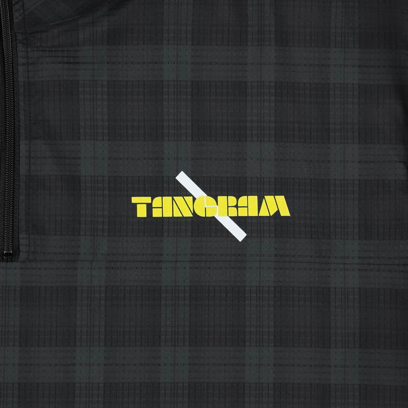 Saturdays NYC × TANGRAM DotAir® HALF ZIP PISTE BLACKWATCH CHECK (PLAID Saturdays NYC × TANGRAM DotAir® HALF ZIP PISTE BLACKWATCH CHECK (PLAID