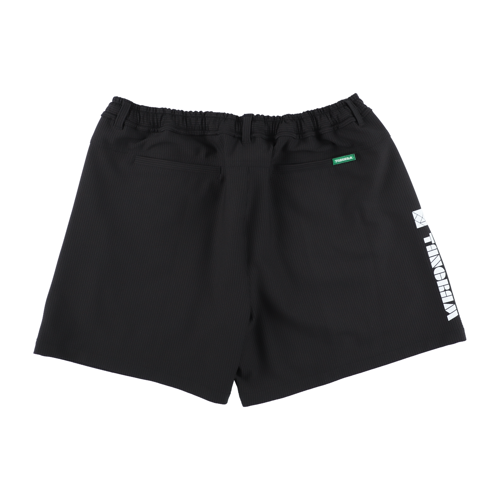 SEERSUCKER TURF STRETCH SHORTS BLACK TGS-MP18 – TANGRAM
