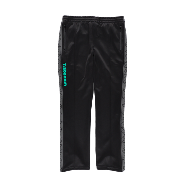 PUZZLE LINE  SQUAD TRACK PANTS SILVER/EMERALD GREEN TGS-MP31