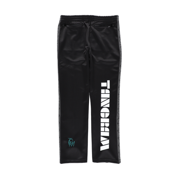 PUZZLE LINE  SQUAD TRACK PANTS GREEN/WHITE TGS-MP31