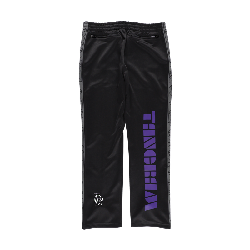 PUZZLE LINE  SQUAD TRACK PANTS WHITE/PURPLE TGS-MP31