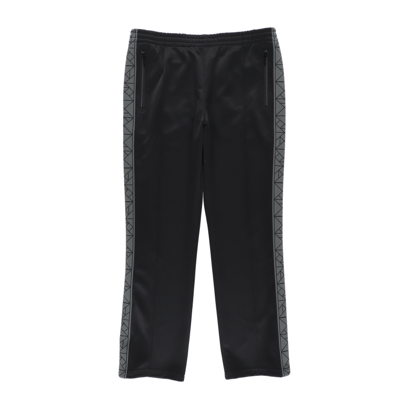 PUZZLE LINE TRACK PANTS BLACK/GREEN TGS-MP31