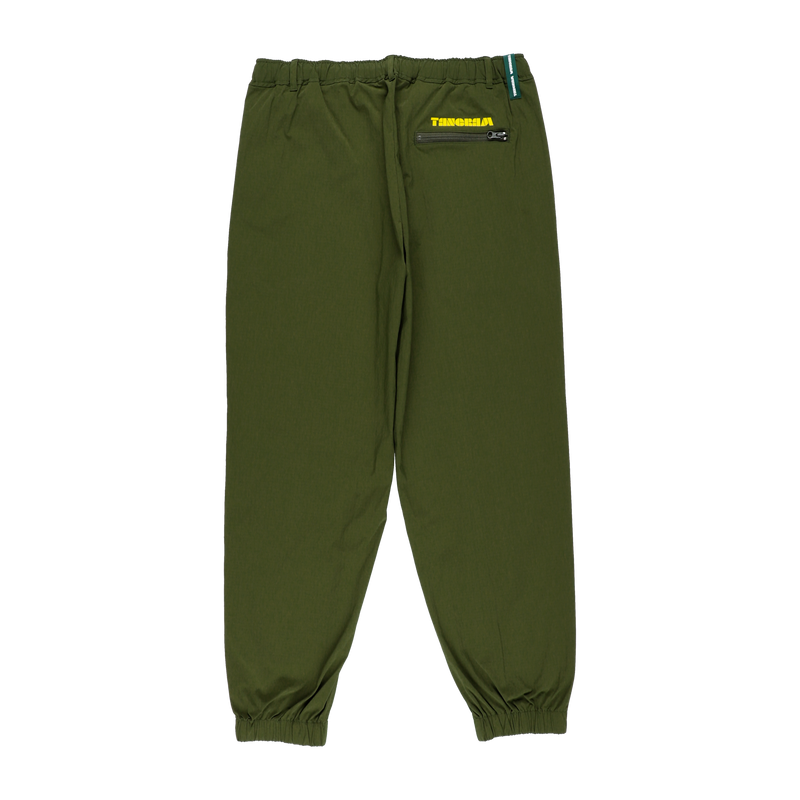 TGM LOGO STRETCH NYLON RAIN PANTS OLIVE TGS-MP32