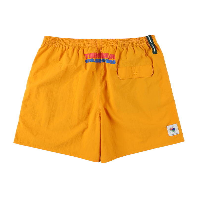 VIOLA&ROSES × TANGRAM NYLON SHORTS ORANGE TGS-MP40
