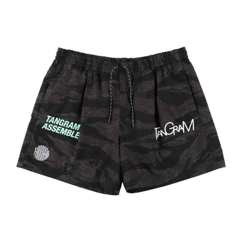 TS CAMO TURF SHORTS BLACK CAMO TGS-MP41