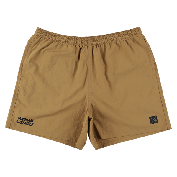 ASSEMBLE TEAM NYLON SHORTS BROWN TGS-MP50