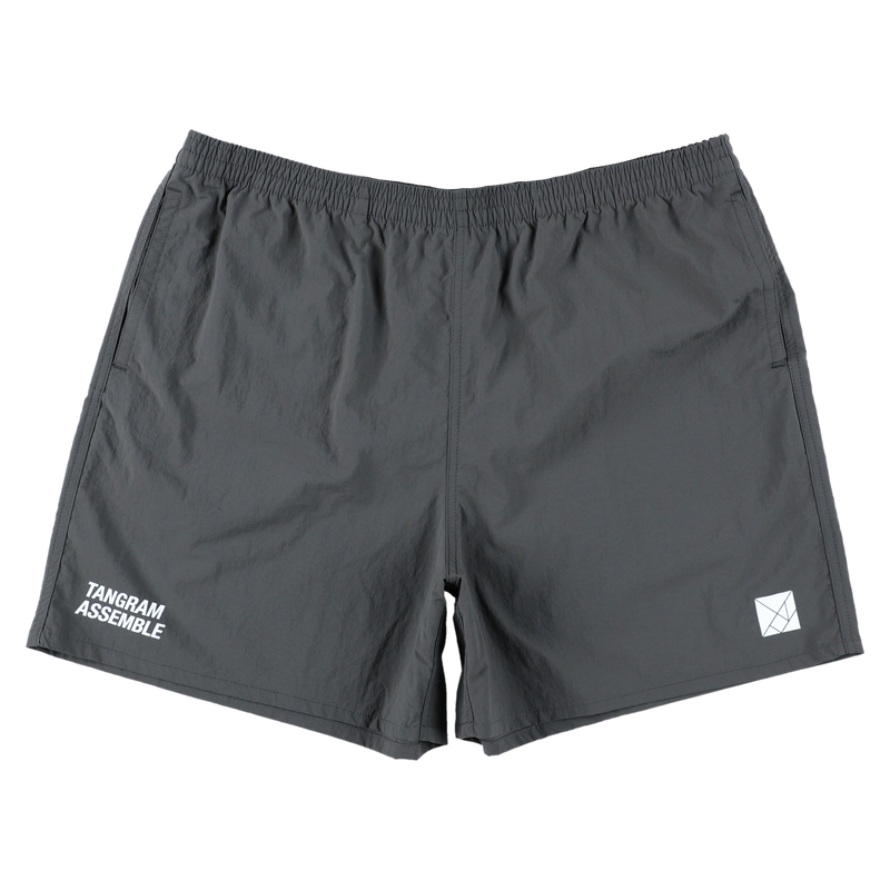 ASSEMBLE TEAM NYLON SHORTS CHARCOAL TGS-MP50