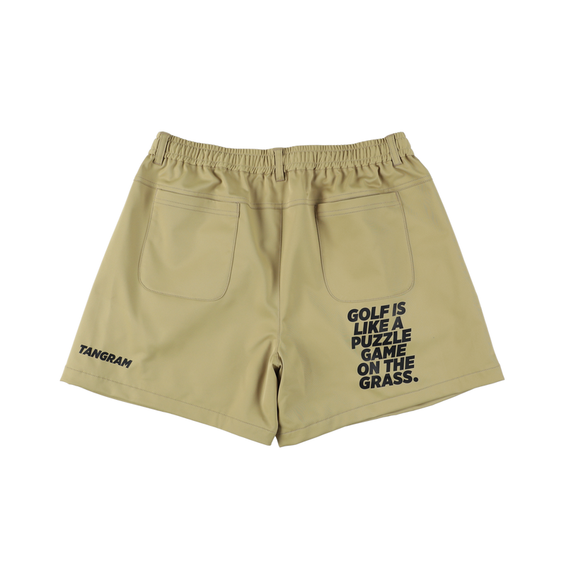 ON THE GRASS TURF STRETCH SHORTS BEIGE TGS-MP66