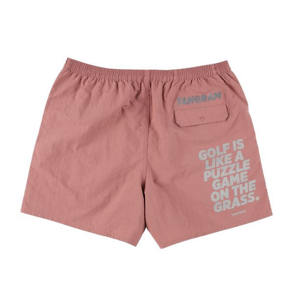 REFLECTOR BACK NYLON SHORTS ROSE TGS-MP68