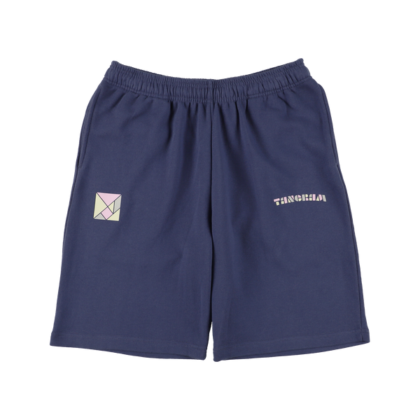 MULTICOLORED LOGO SWEAT SHORTS INDIGO TGS-MP74