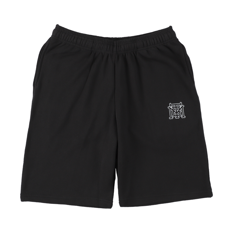 TGM TEAM LOGO SWEAT SHORTS BLACK TGS-MP79