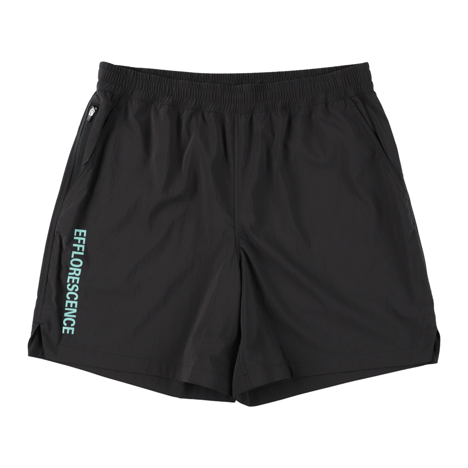 EFFLORESCENCE × TANGRAM NYLON STRETCH SHORTS BLACK TGS-MP95