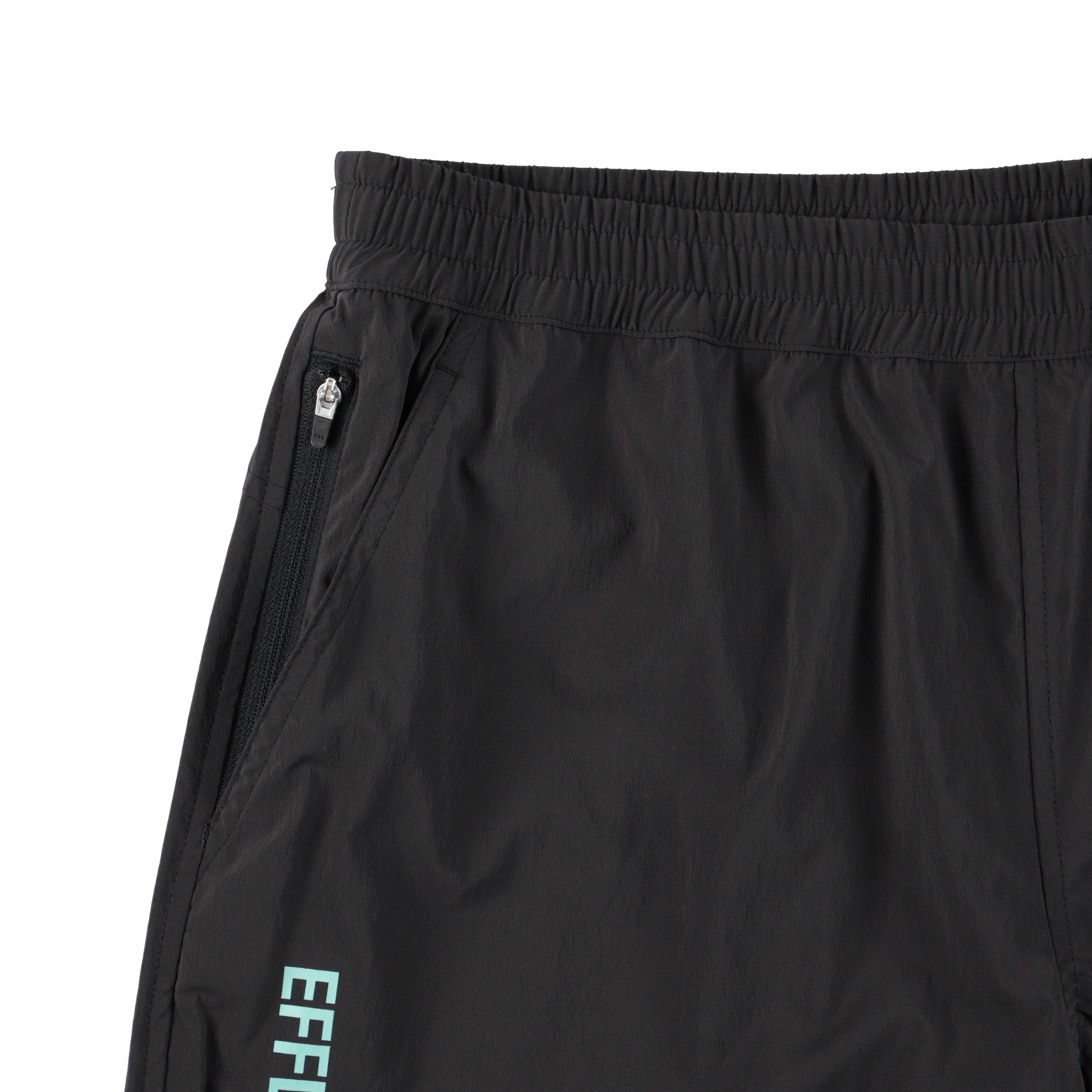 EFFLORESCENCE × TANGRAM NYLON STRETCH SHORTS BLACK TGS-MP95