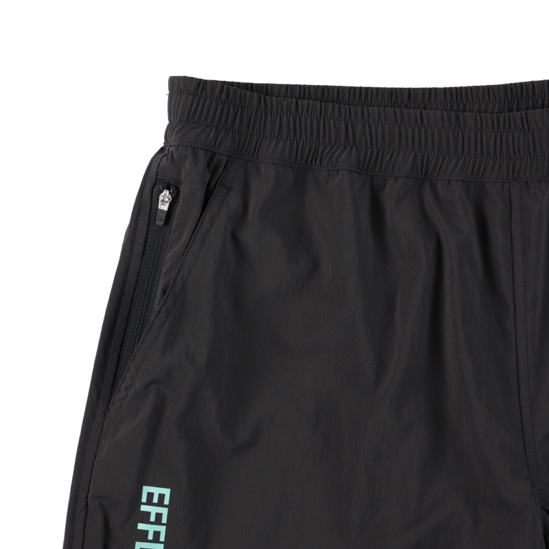 tangram PUZZLE LOGO ACTIVE SHORTS 黒 Sサイズ EFFLORESCENCE × TANGRAM NYLON STRETCH SHORTS BLACK TGS-MP95