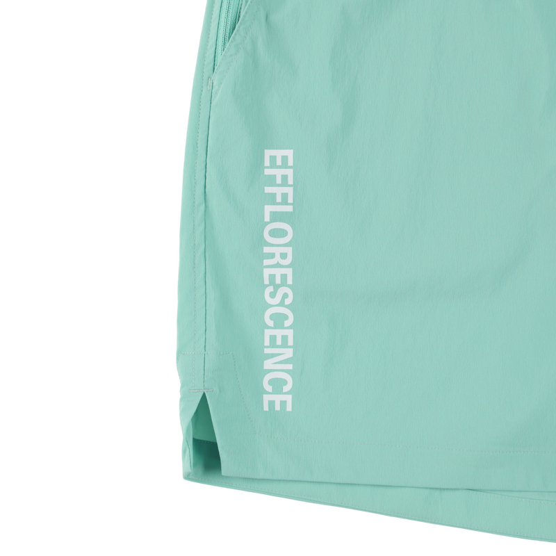 EFFLORESCENCE × TANGRAM NYLON STRETCH SHORTS MINT GREEN TGS-MP95