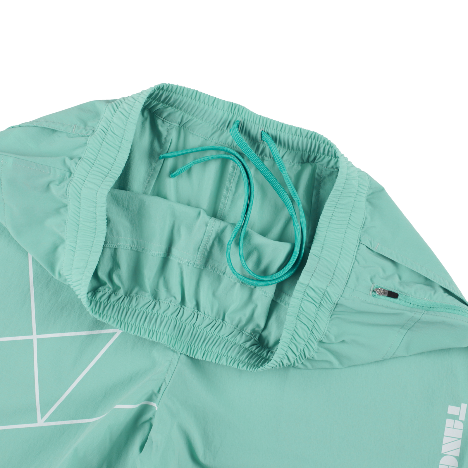 EFFLORESCENCE × TANGRAM NYLON STRETCH SHORTS MINT GREEN TGS-MP95