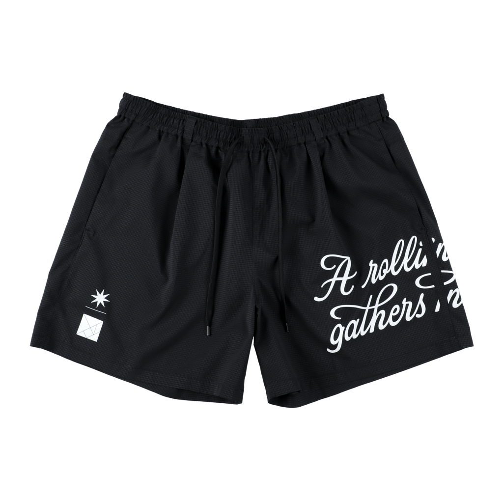 GDC×TANGRAM 5TH ANNIV. ROLLING STONE SHORTS BLACK TGS-MP96